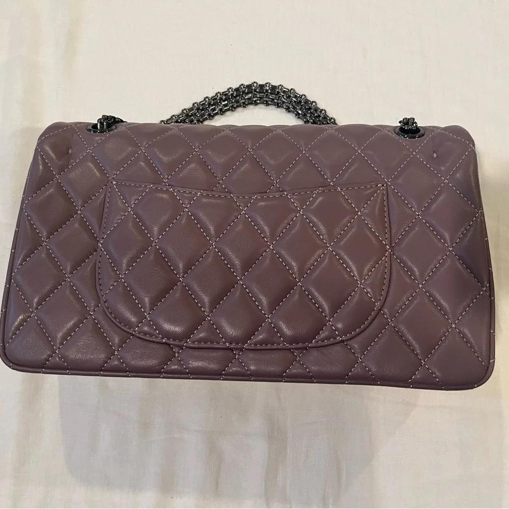 Quilted Purple Chain Bag - Picture 7 of 7
